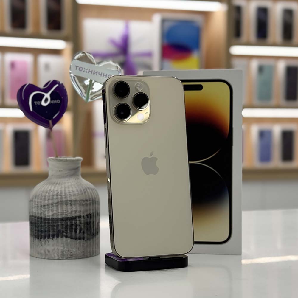 iPhone 14 Pro Max 256Gb Золотой б/у картинка 1