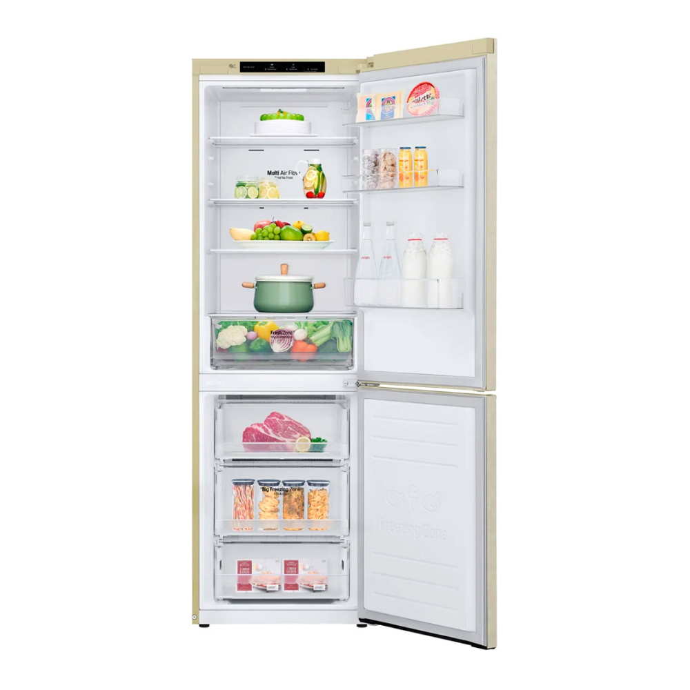 Холодильник LG GC-B459SECL бежевый двухкамерный картинка 2