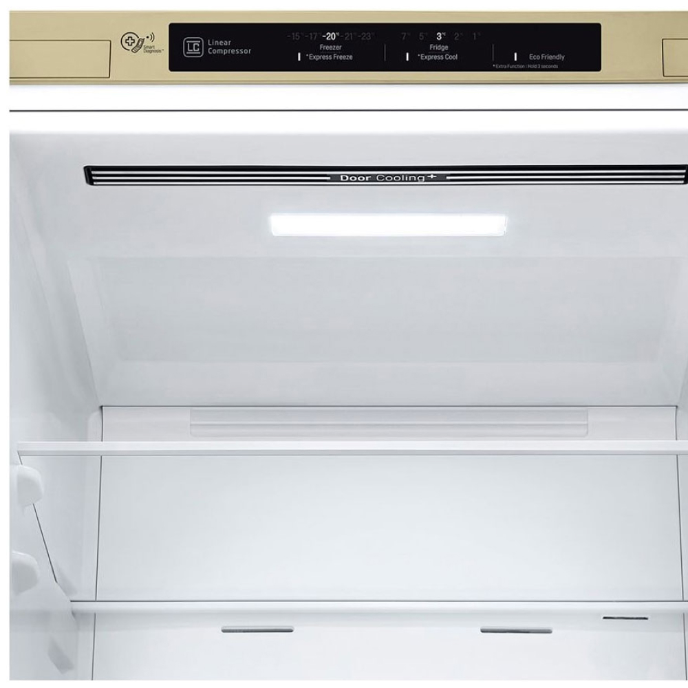 Холодильник LG GC-B509SECL бежевый двухкамерный картинка 2