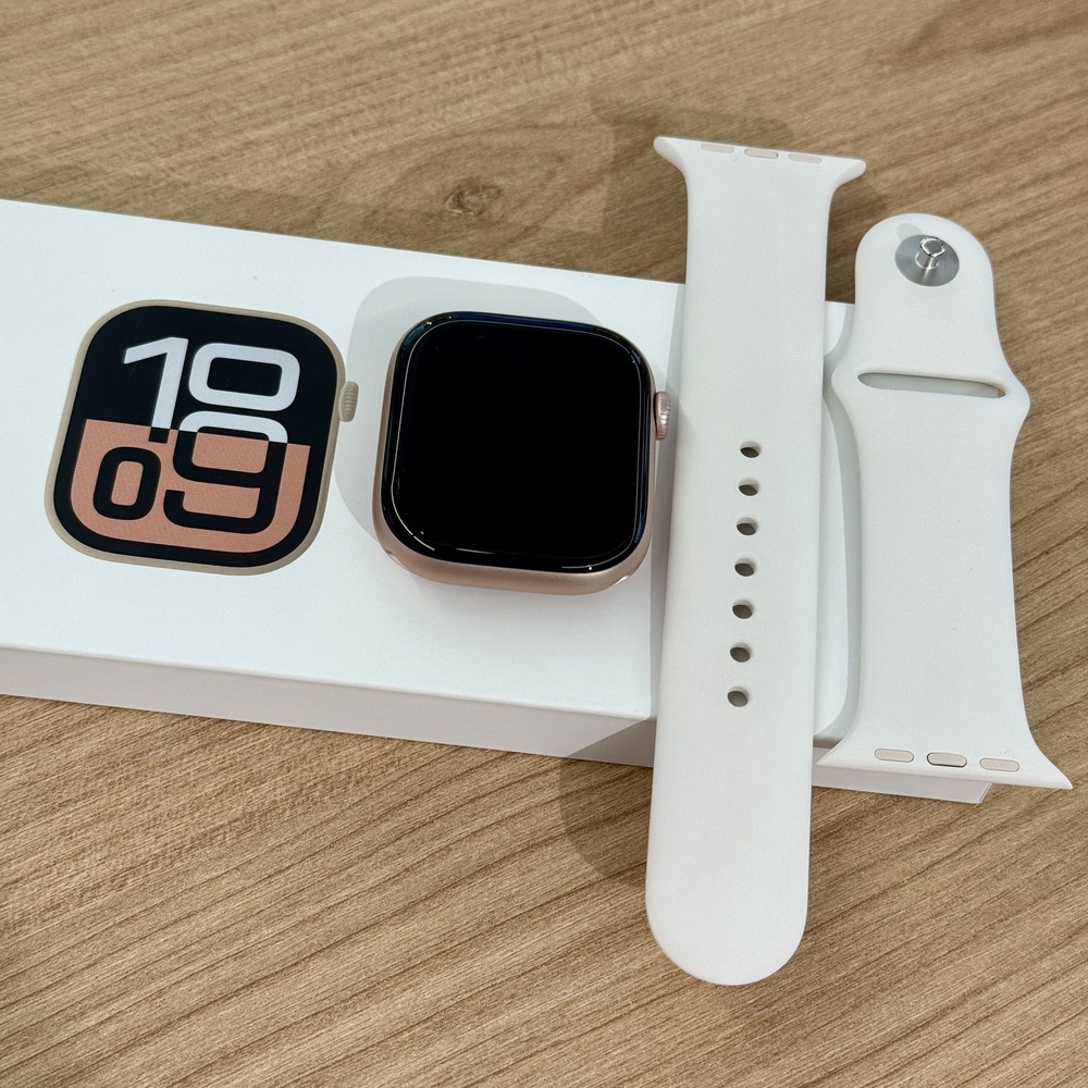 Apple Watch Series 10 42mm Rose Gold Aluminum Case with Light Blush Sport Band (S/M) картинка 1