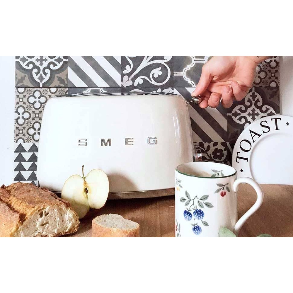 Тостер на 2 ломтика Smeg TSF01WHMEU Белый картинка 10