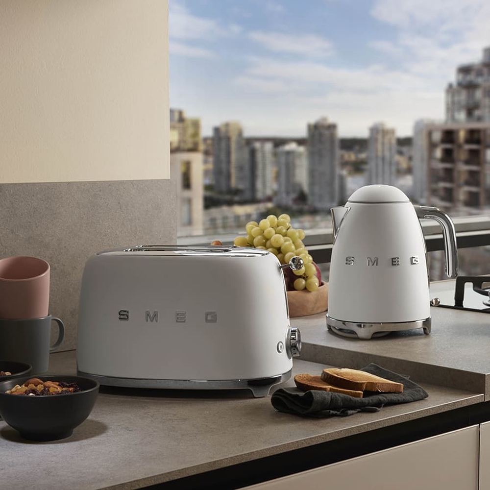 Тостер на 2 ломтика Smeg TSF01WHMEU Белый картинка 12