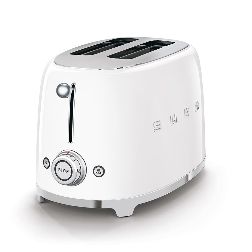 Тостер на 2 ломтика Smeg TSF01WHMEU Белый картинка 7
