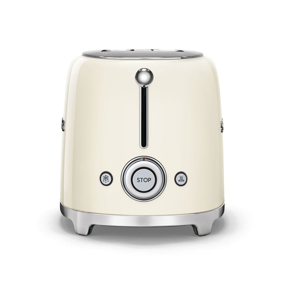 Тостер на 2 ломтика Smeg TSF01CREU Кремовый картинка 8