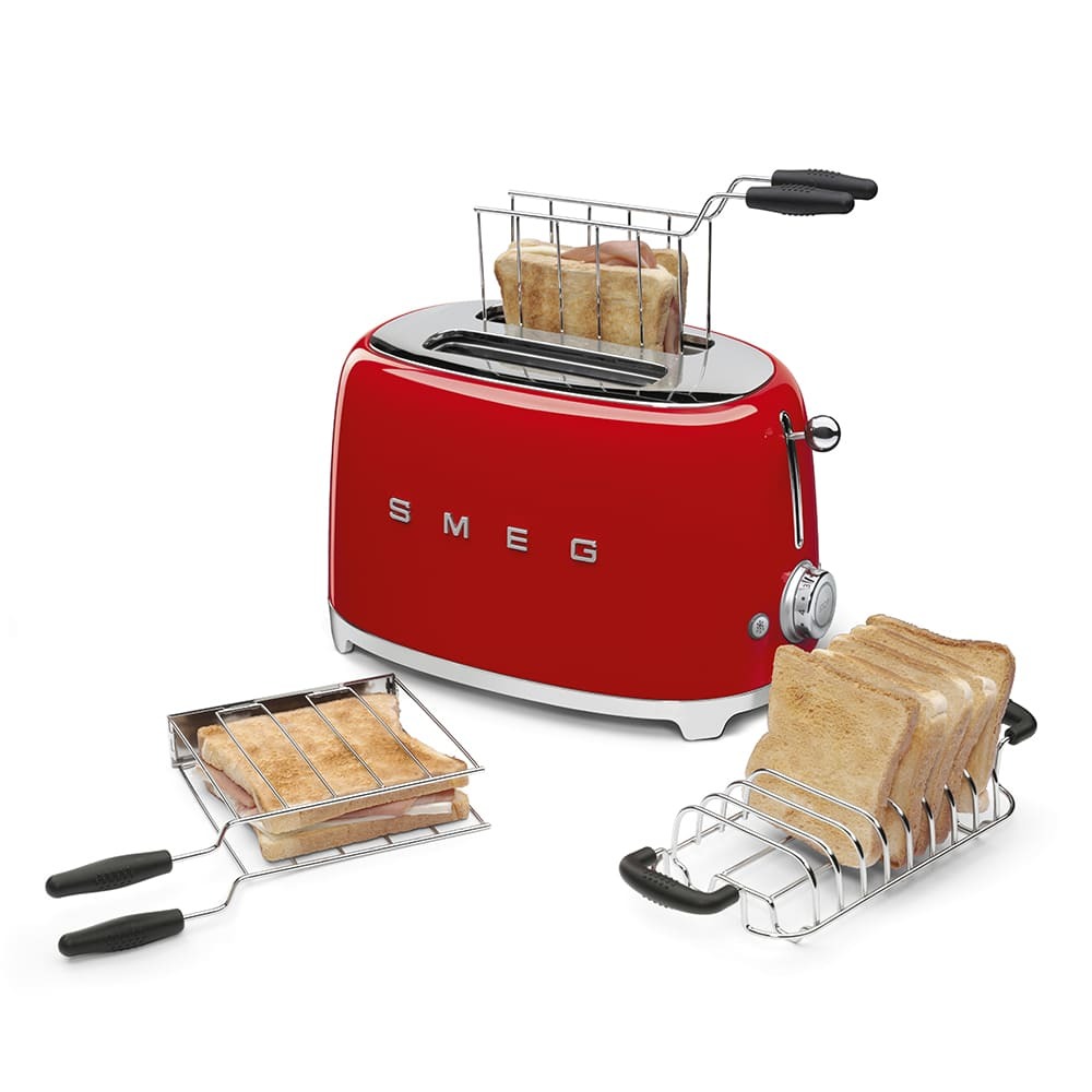 Тостер на 2 ломтика Smeg TSF01RDEU Красный картинка 10
