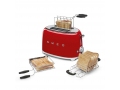 Тостер на 2 ломтика Smeg TSF01RDEU Красный слайд 10