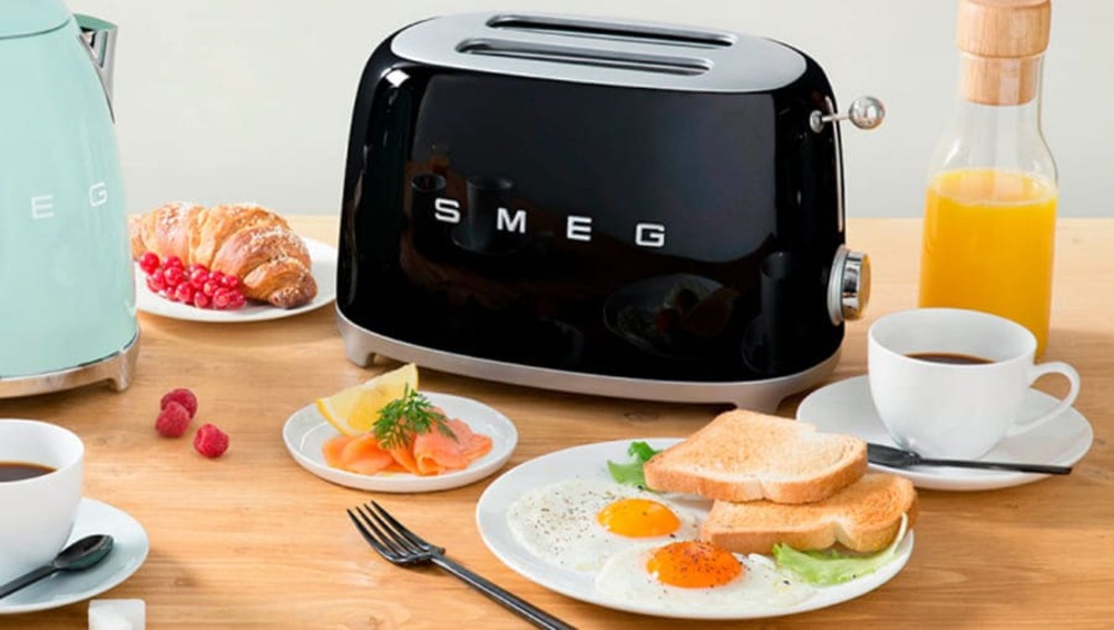 Тостер на 2 ломтика Smeg TSF01BLEU Черный картинка 10