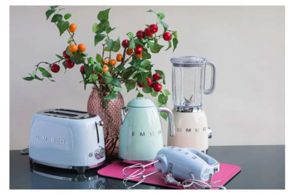 Тостер на 2 ломтика Smeg TSF01PBEU Голубой картинка 10