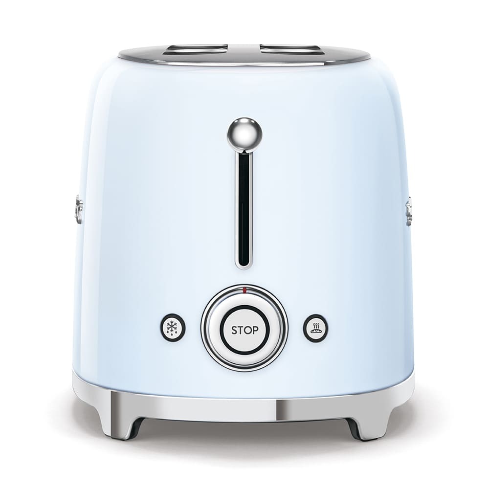 Тостер на 2 ломтика Smeg TSF01PBEU Голубой картинка 8