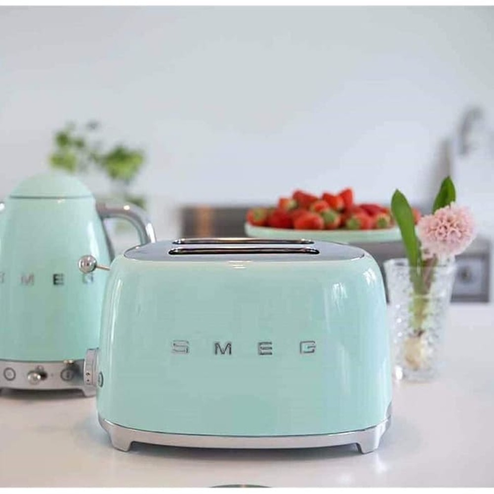 Тостер на 2 ломтика Smeg TSF01PGEU Зеленый картинка 10