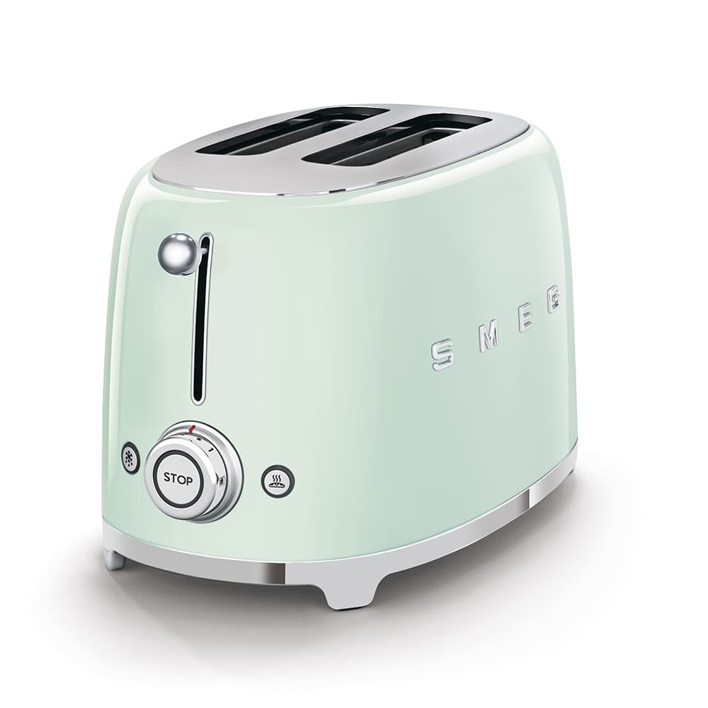 Тостер на 2 ломтика Smeg TSF01PGEU Зеленый картинка 7