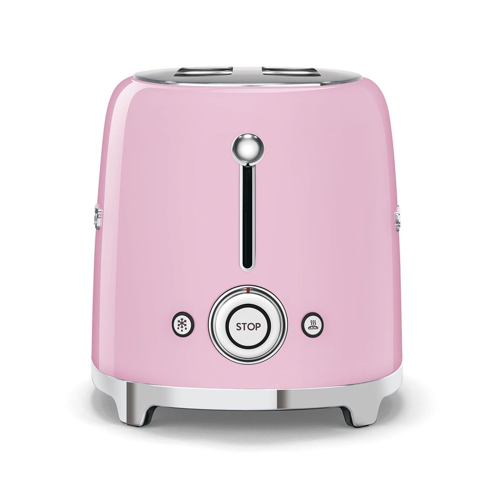 Тостер на 2 ломтика Smeg TSF01PKEU Розовый картинка 8