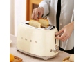 Тостер на 4 ломтика Smeg TSF02CREU Кремовый слайд 10