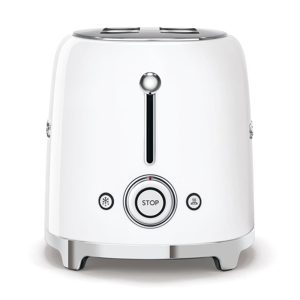 Тостер на 4 ломтика Smeg TSF02WHEU Белый картинка 7