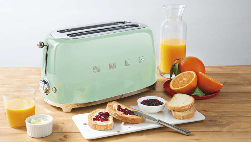 Тостер на 4 ломтика Smeg TSF02RDEU Красный картинка 12