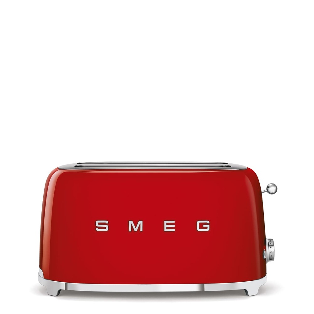 Тостер на 4 ломтика Smeg красный картинка 1