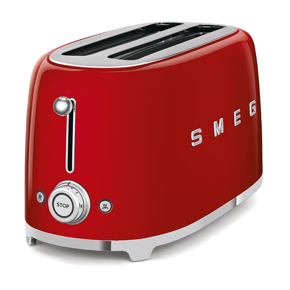 Тостер на 4 ломтика Smeg TSF02RDEU Красный картинка 7