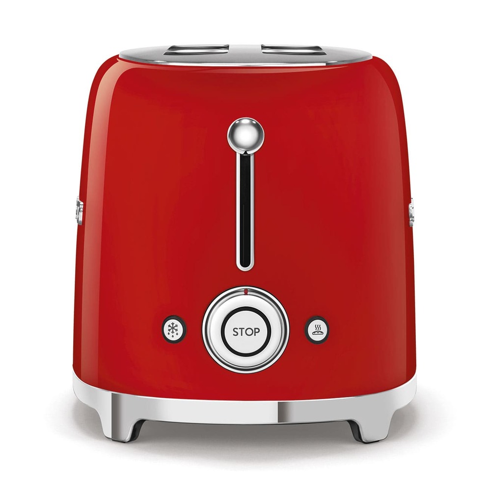 Тостер на 4 ломтика Smeg TSF02RDEU Красный картинка 8