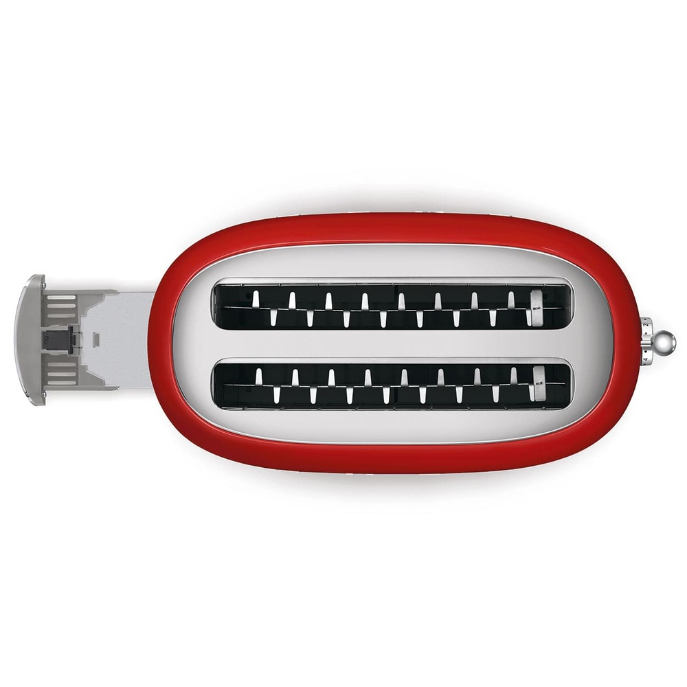 Тостер на 4 ломтика Smeg TSF02RDEU Красный картинка 10