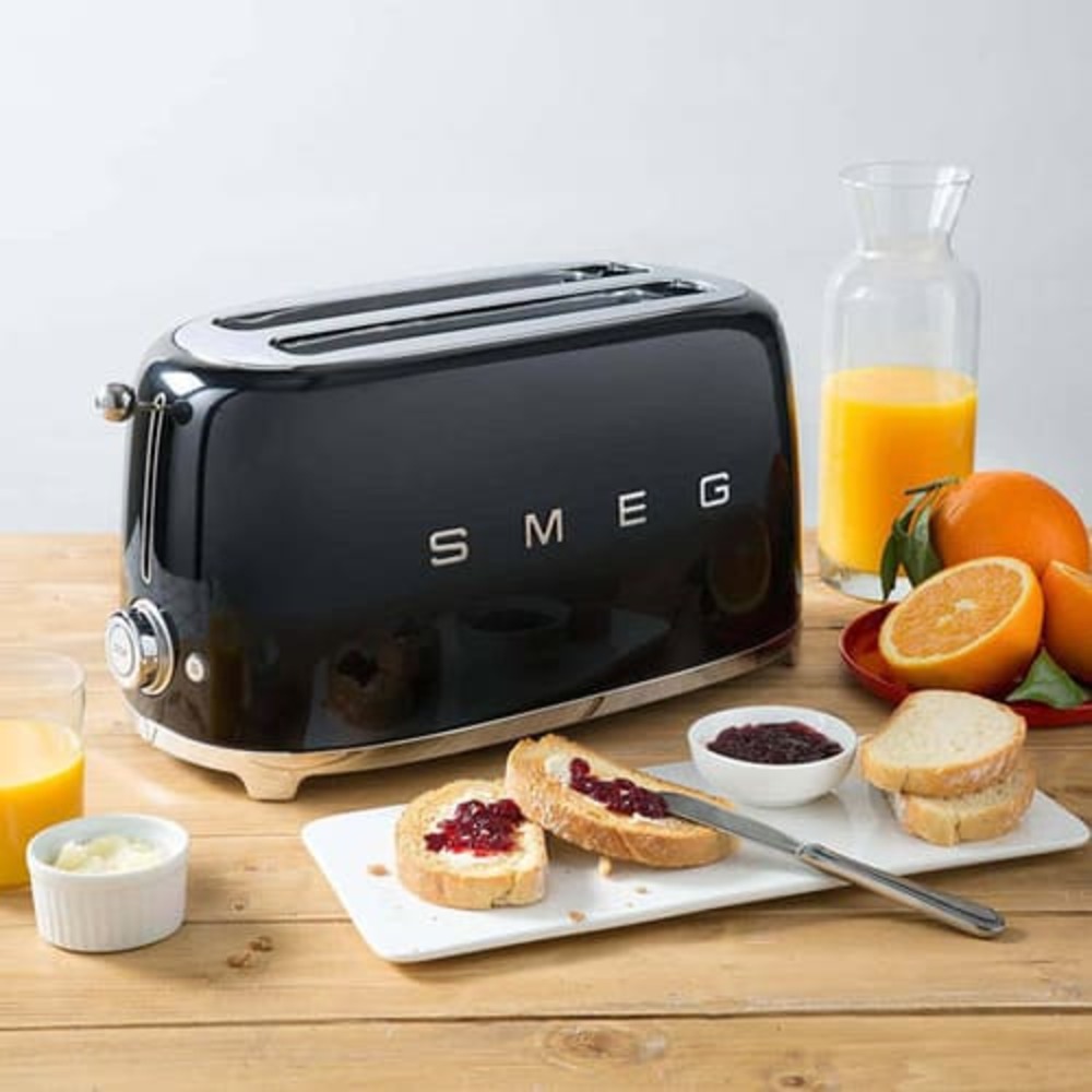 Тостер на 4 ломтика Smeg TSF02BLEU Черный картинка 10