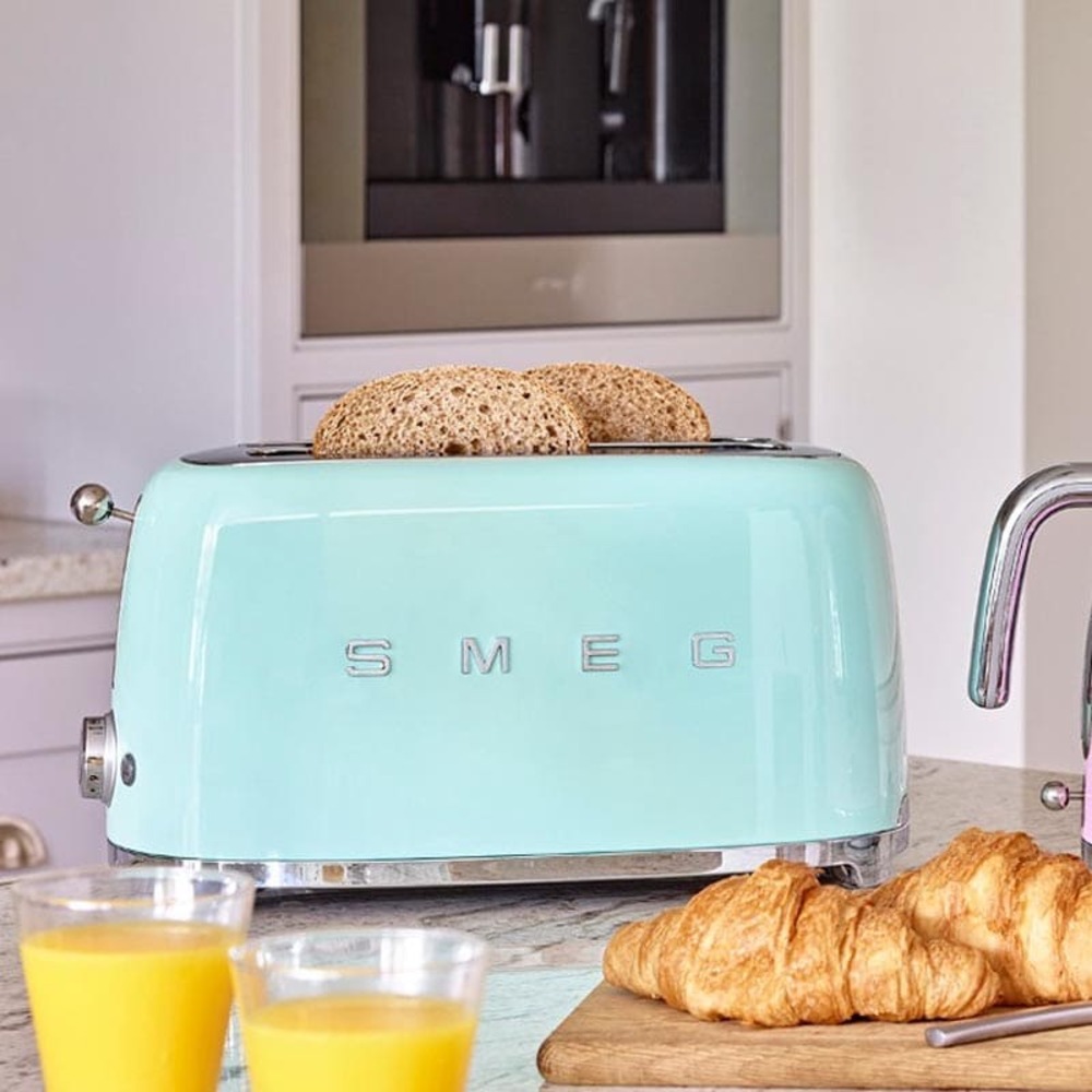 Тостер на 4 ломтика Smeg TSF02PGEU Зеленый картинка 10