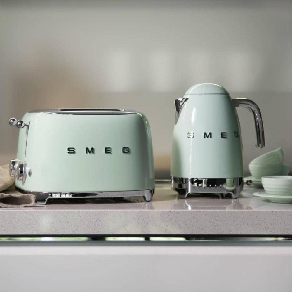 Тостер на 4 ломтика Smeg TSF02PGEU Зеленый картинка 11