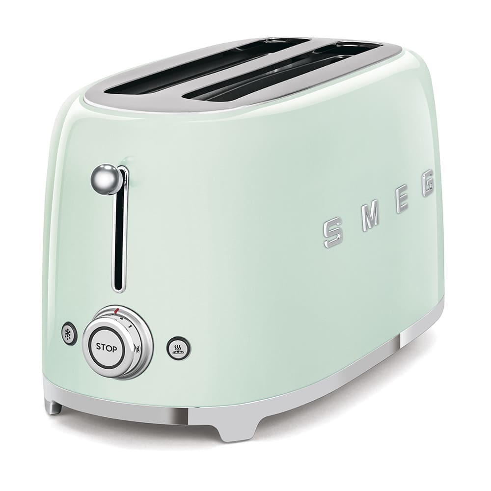 Тостер на 4 ломтика Smeg TSF02PGEU Зеленый картинка 7