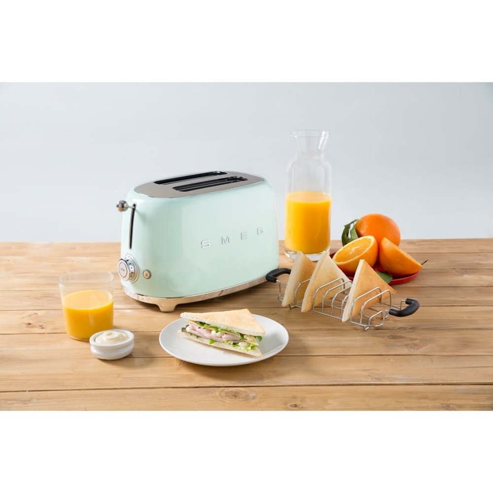 Тостер на 4 ломтика Smeg TSF02PKEU Розовый картинка 11