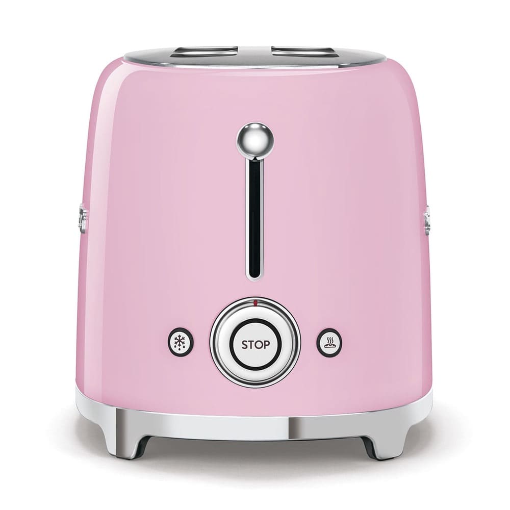 Тостер на 4 ломтика Smeg TSF02PKEU Розовый картинка 7