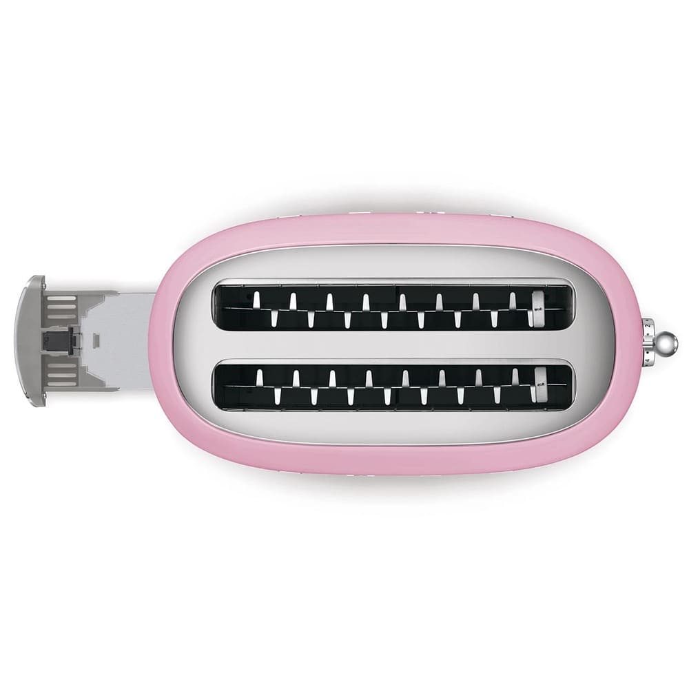 Тостер на 4 ломтика Smeg TSF02PKEU Розовый картинка 8