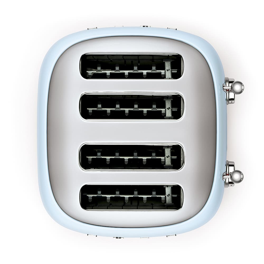 Тостер на 4 слота Smeg TSF03PBEU Голубой картинка 10
