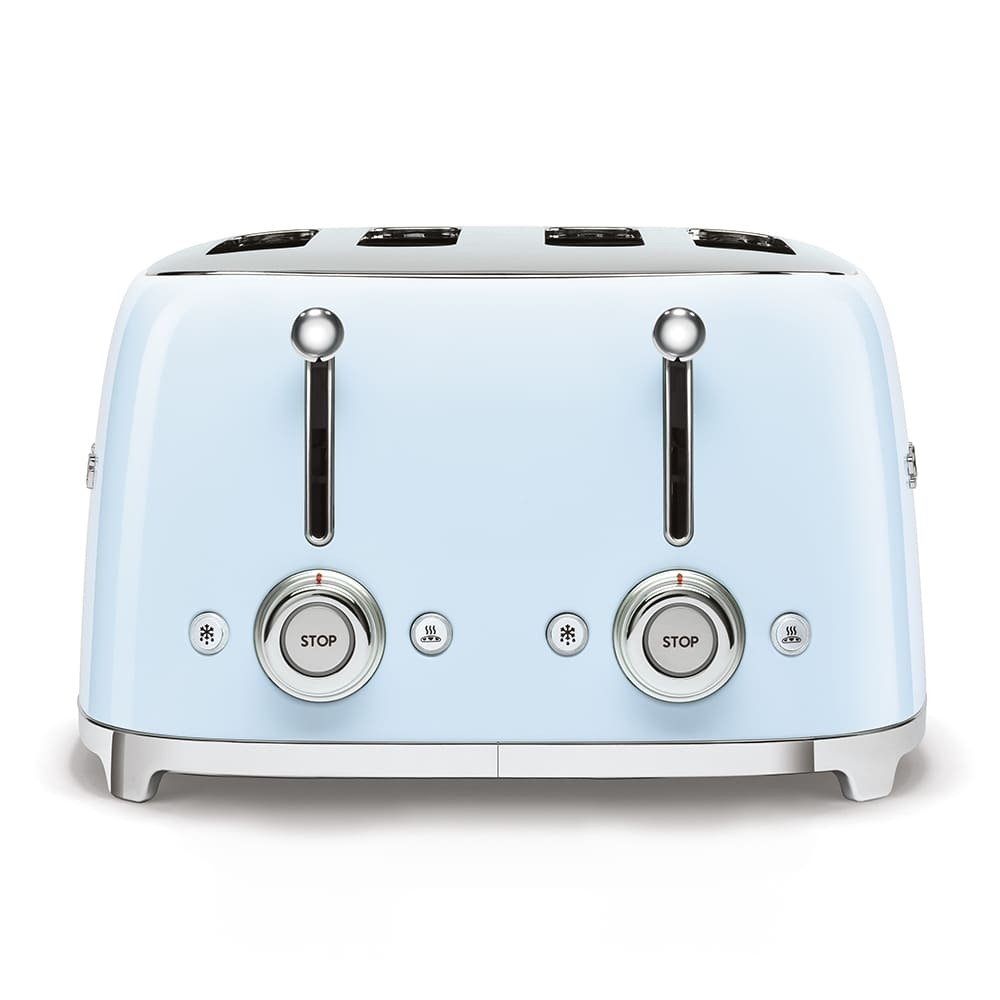 Тостер на 4 слота Smeg TSF03PBEU Голубой картинка 7