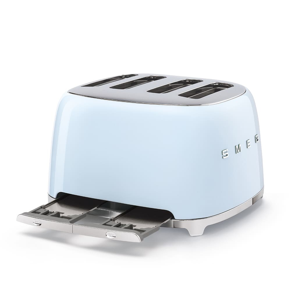 Тостер на 4 слота Smeg TSF03PBEU Голубой картинка 8