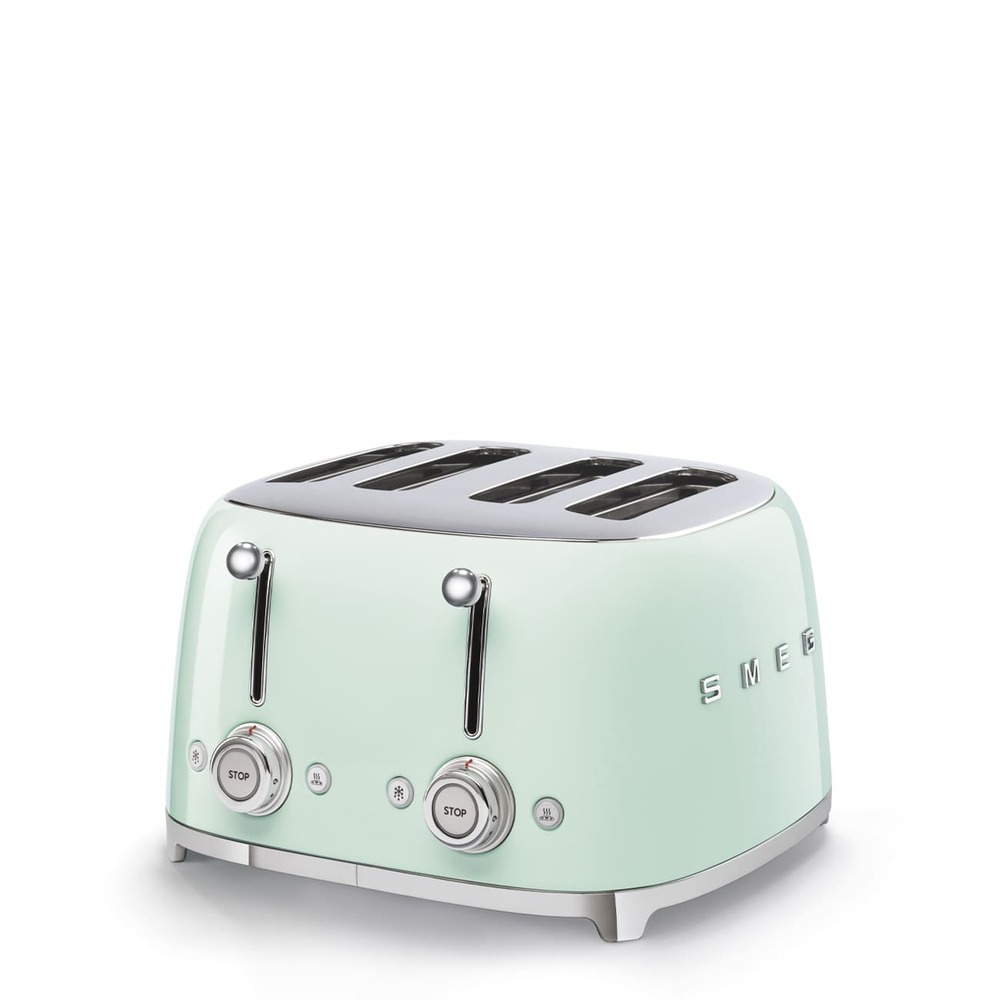 Тостер на 4 слота Smeg зеленый картинка 1