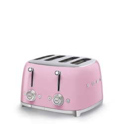 Тостер на 4 слота Smeg TSF03PKEU Розовый