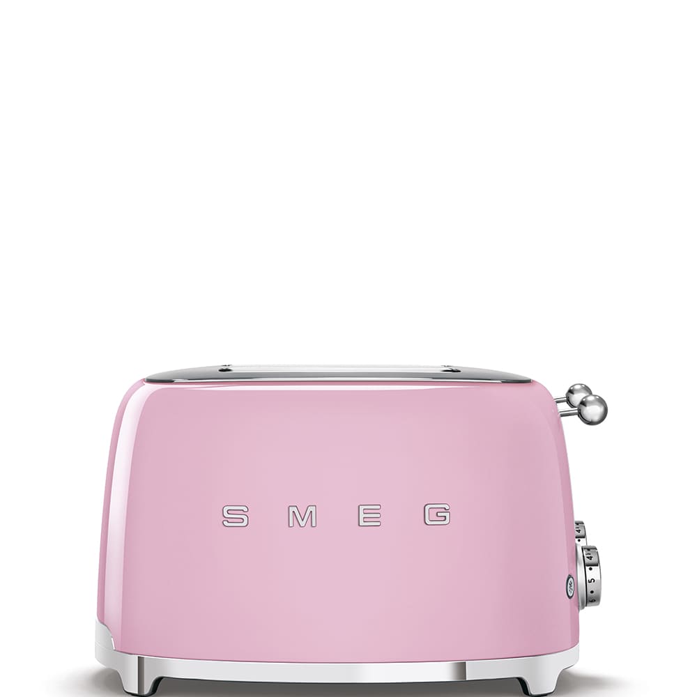 Тостер на 4 слота Smeg TSF03PKEU Розовый картинка 7
