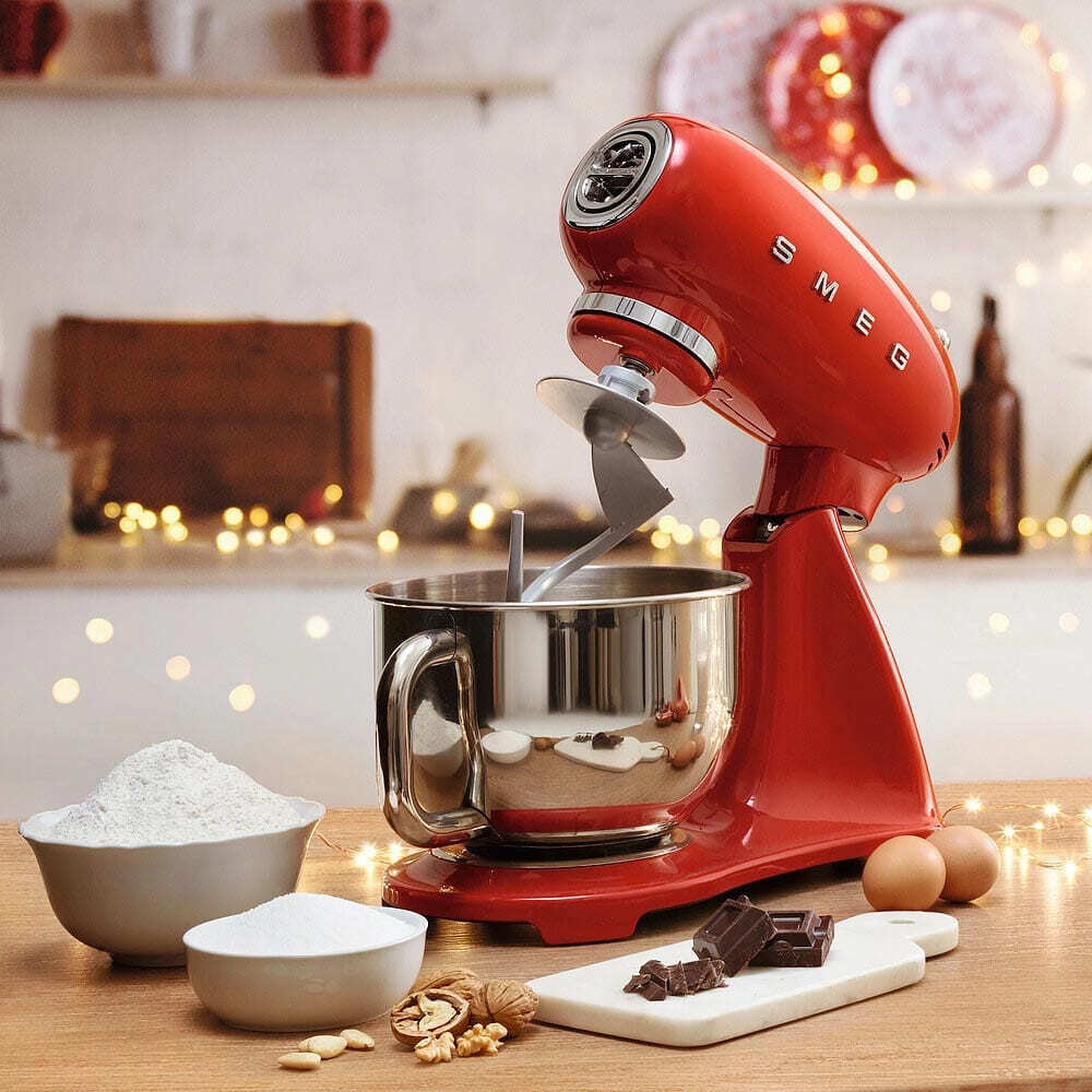 Планетарный миксер Smeg SMF03RDEU Красный картинка 11