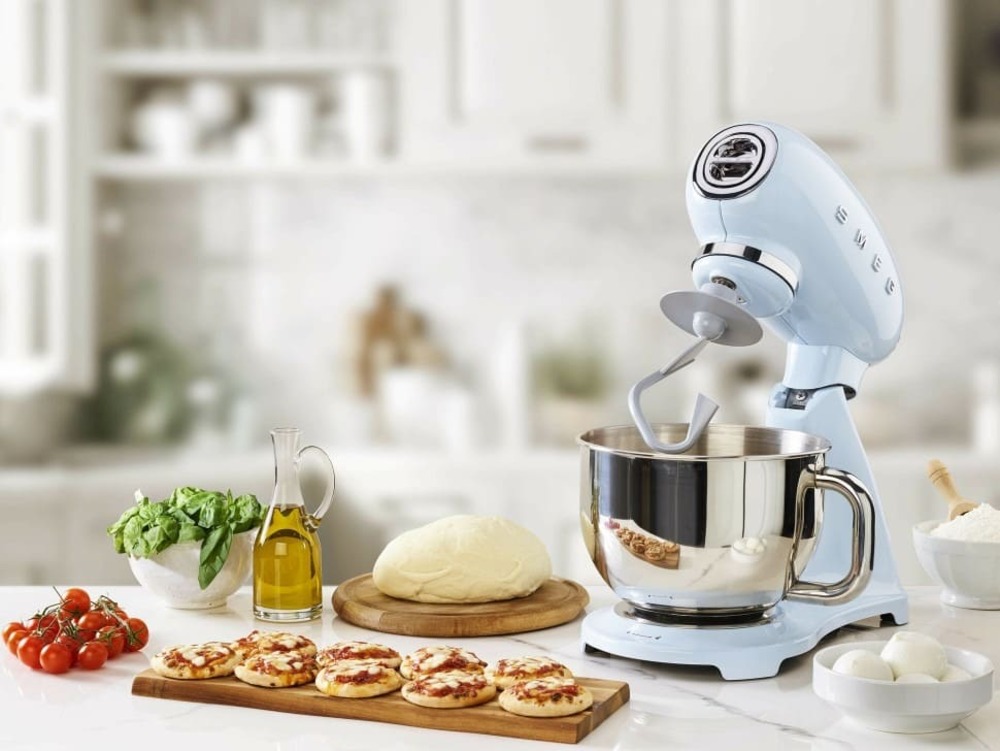 Планетарный миксер Smeg SMF03PBEU Голубой картинка 12