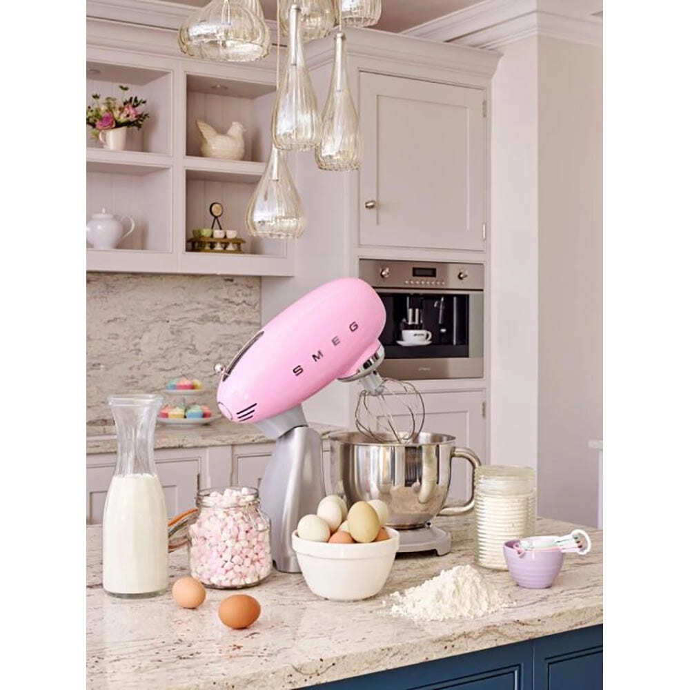Планетарный миксер Smeg SMF03PKEU Розовый картинка 12
