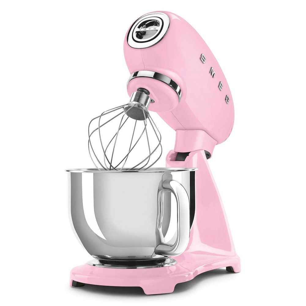 Планетарный миксер Smeg SMF03PKEU Розовый картинка 7