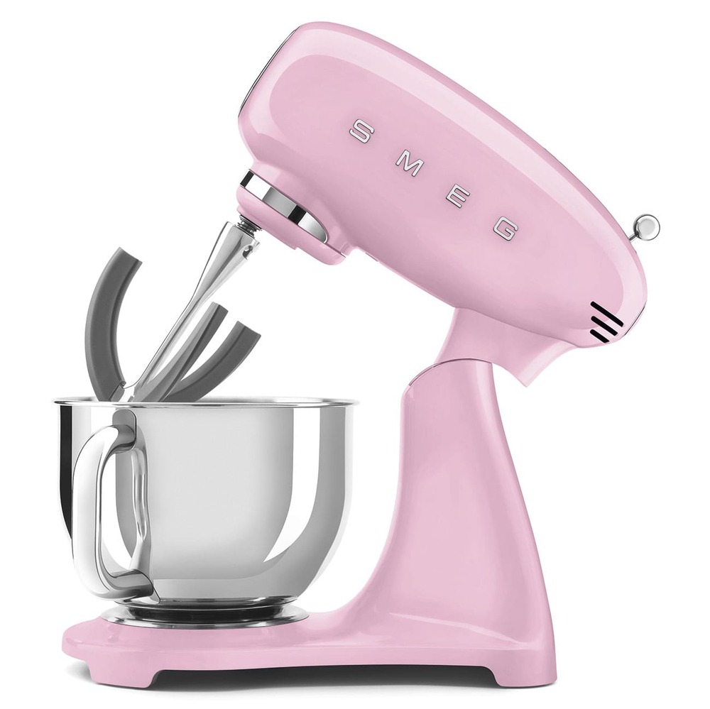 Планетарный миксер Smeg SMF03PKEU Розовый картинка 8