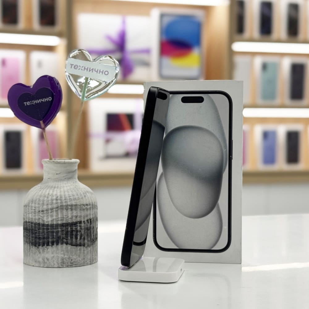 iPhone 15 128Gb Black (Новый, не активирован, без комплекта) картинка 3