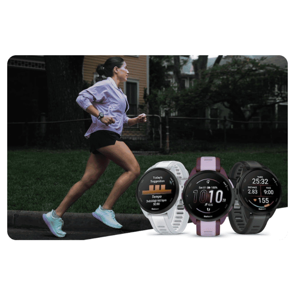 Часы Garmin ForeRunner 165 Music Whitestone картинка 10