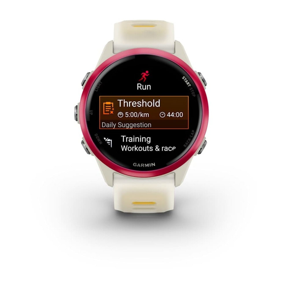 Часы Garmin ForeRunner 570 42mm Raspberry Bone/Mango Band картинка 7