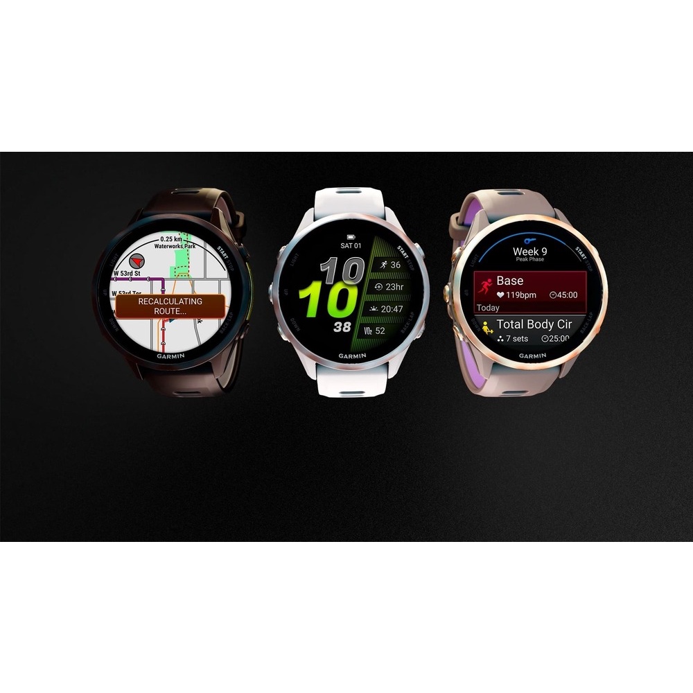Часы Garmin ForeRunner 970 Whitestone amp Yellow картинка 9