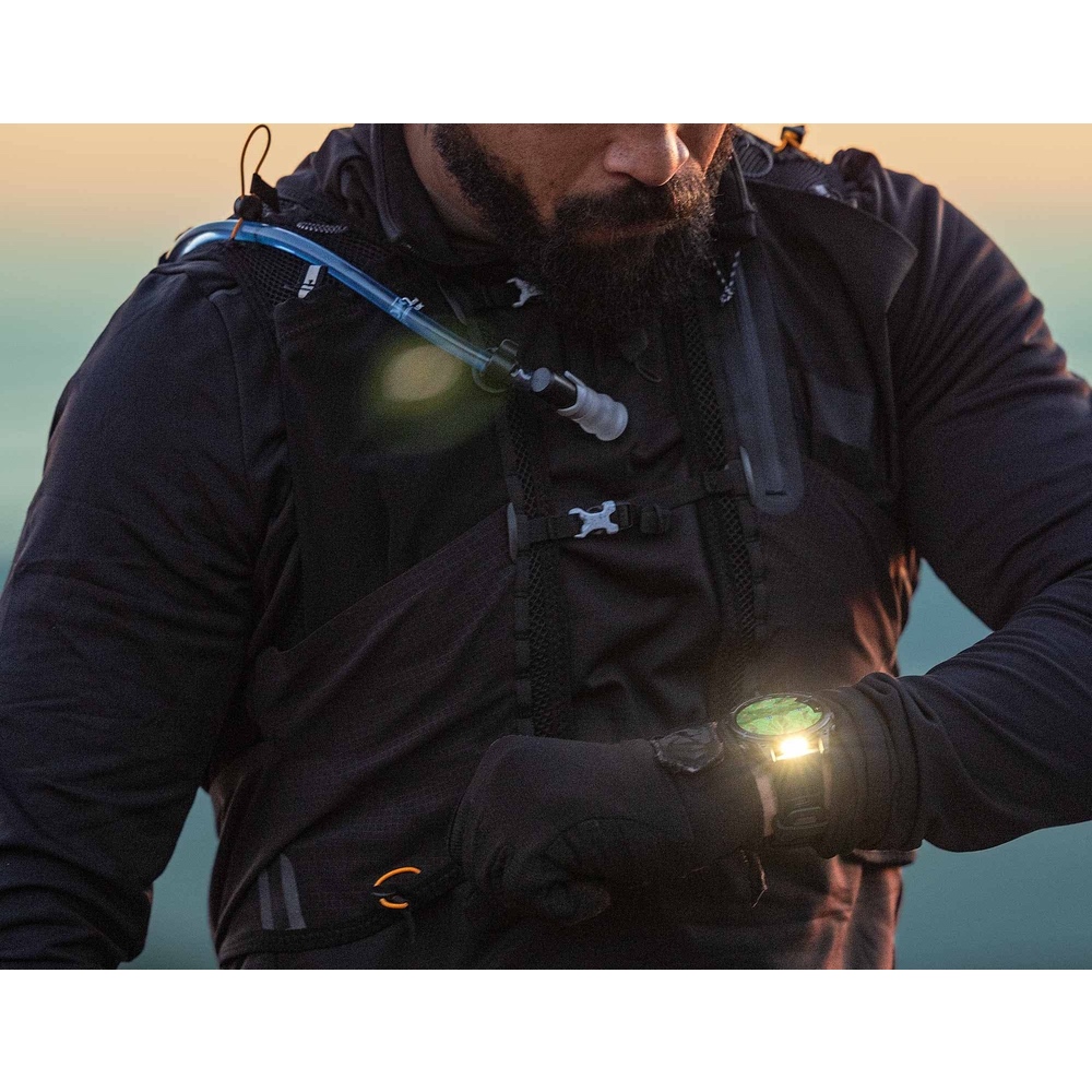 Часы Garmin FENIX 8 43mm Amoled Silver with Whitestone Silicone Band картинка 12
