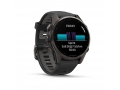 Часы Garmin FENIX 8 43mm Amoled Sapphire Carbon Gray DLC Titanium with Black/Pebble Gray Silicone слайд 7