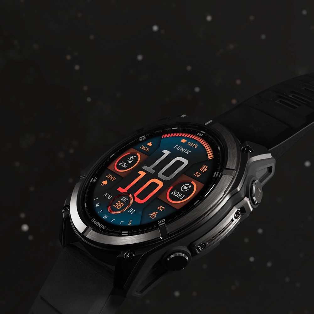 Часы Garmin FENIX 8 47mm Amoled Slate Gray with Black Silicone Band картинка 9