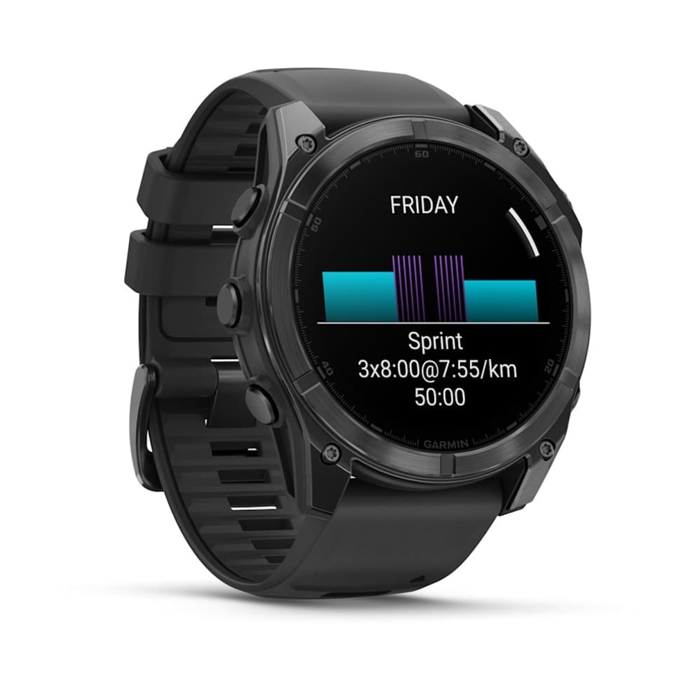 Часы Garmin FENIX 8 51mm Amoled Slate Gray with Black Silicone Band картинка 7