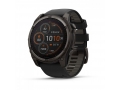 Часы Garmin FENIX 8 51mm Solar Sapphire Carbon Gray DLC Titanium with Amp Yellow/Graphite Silicone Band слайд 1